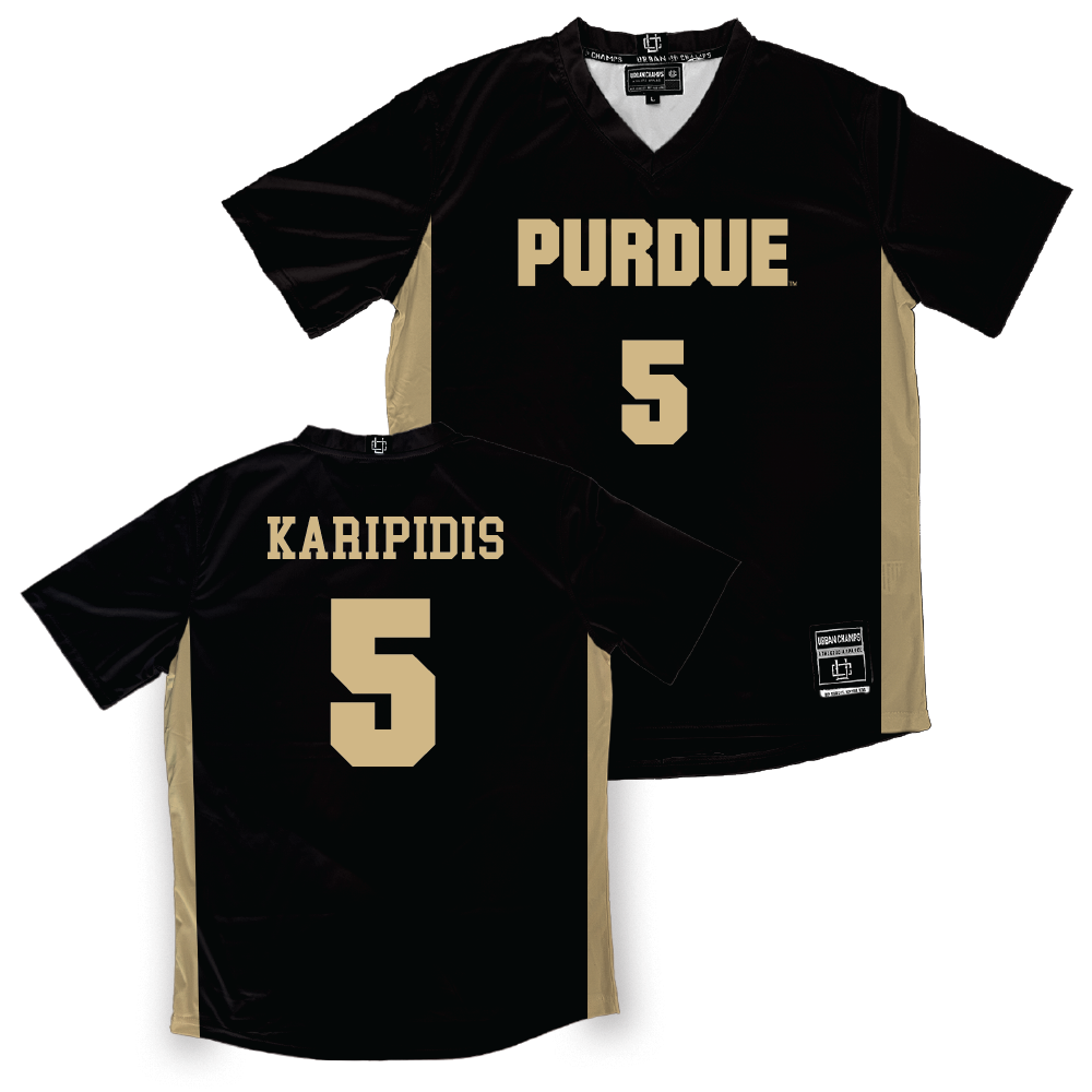 Purdue Women's Soccer Black Jersey  - Zoe Karipidis