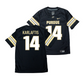 Nike Purdue Boilermakers Black NIL Game Replica Football Jersey - Yanni Karlaftis