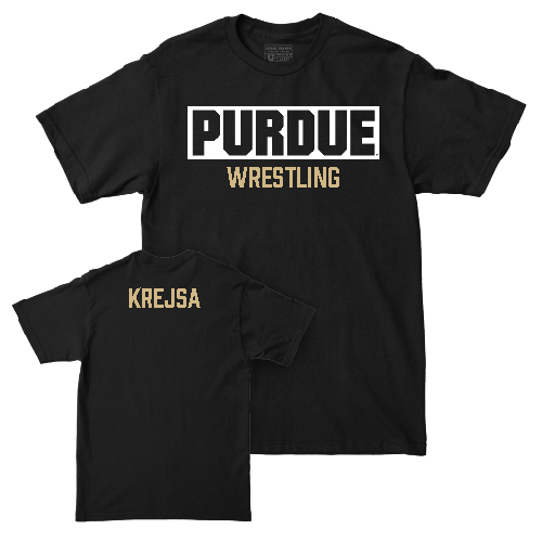 Wrestling Black Staple Tee  - Wyatt Krejsa