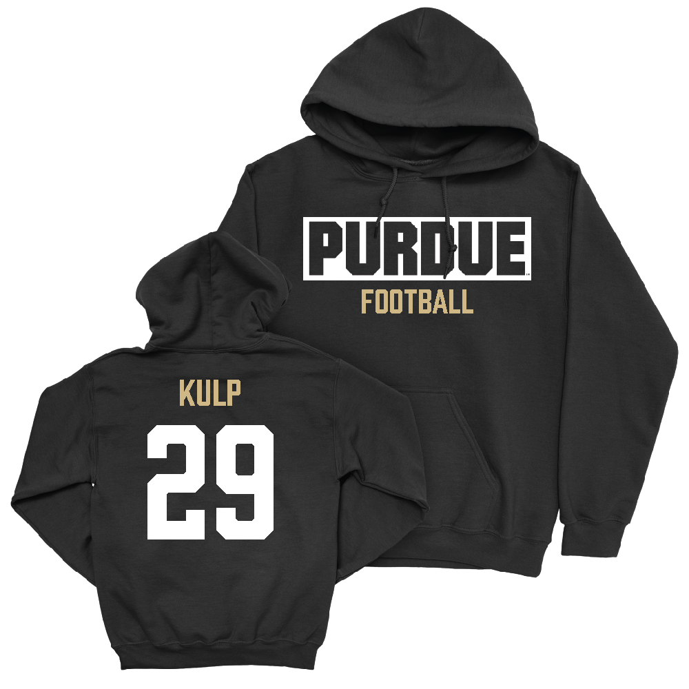 Football Black Staple Hoodie   - Earl Kulp