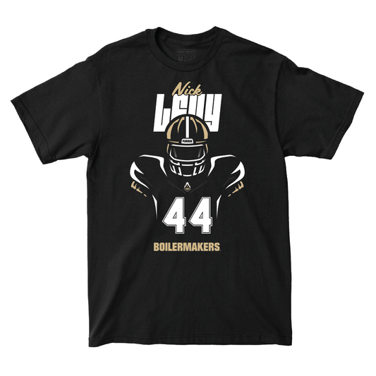 Silhouette Black Football Tee   - Nick Levy