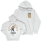 Women's Soccer White Mascot Hoodie  - Stephanie Lathrop