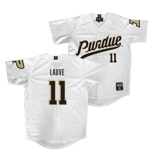 Purdue Baseball White Jersey    - Lance Lauve