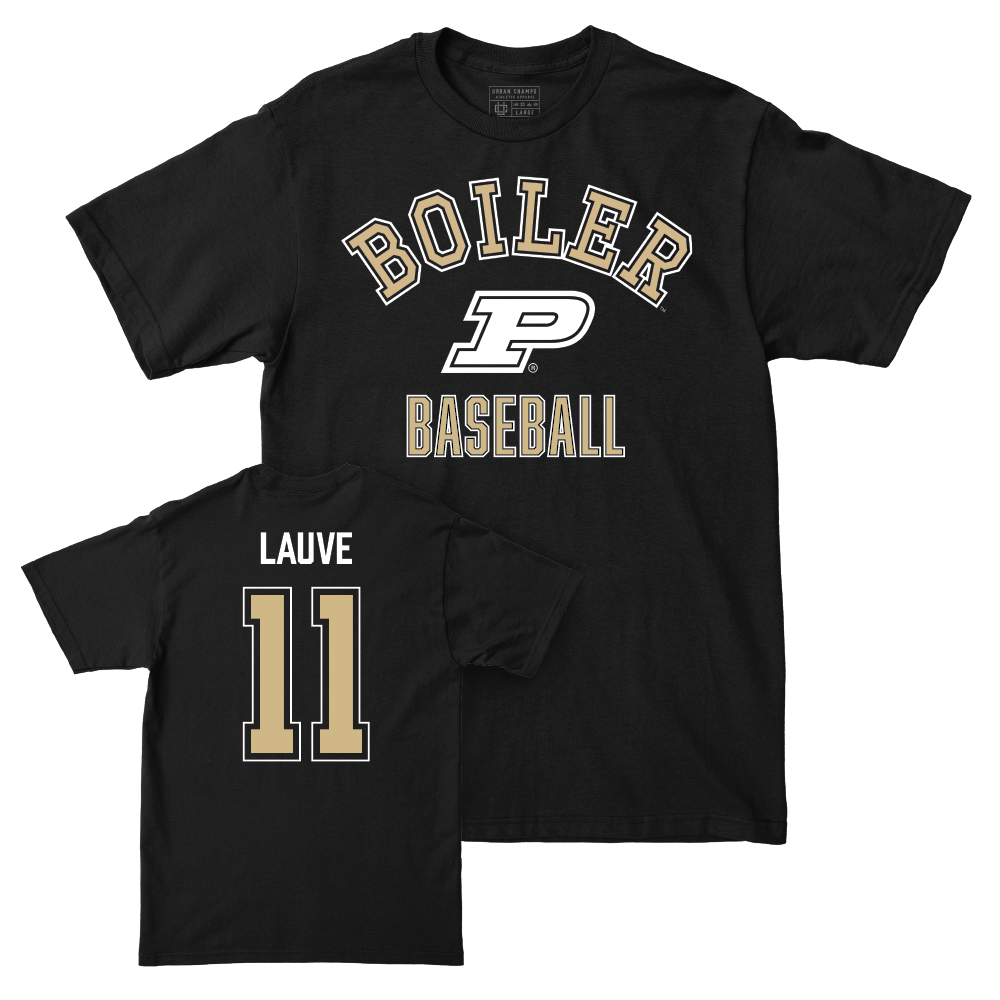 Baseball Black Classic Tee     - Lance Lauve