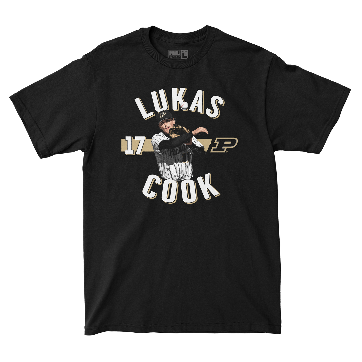 EXCLUSIVE RELEASE: Lukas Cook Portrait Black Tee