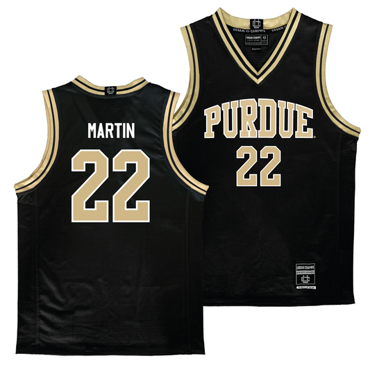 Purdue Men's Black Basketball Jersey - Chase Martin | #22