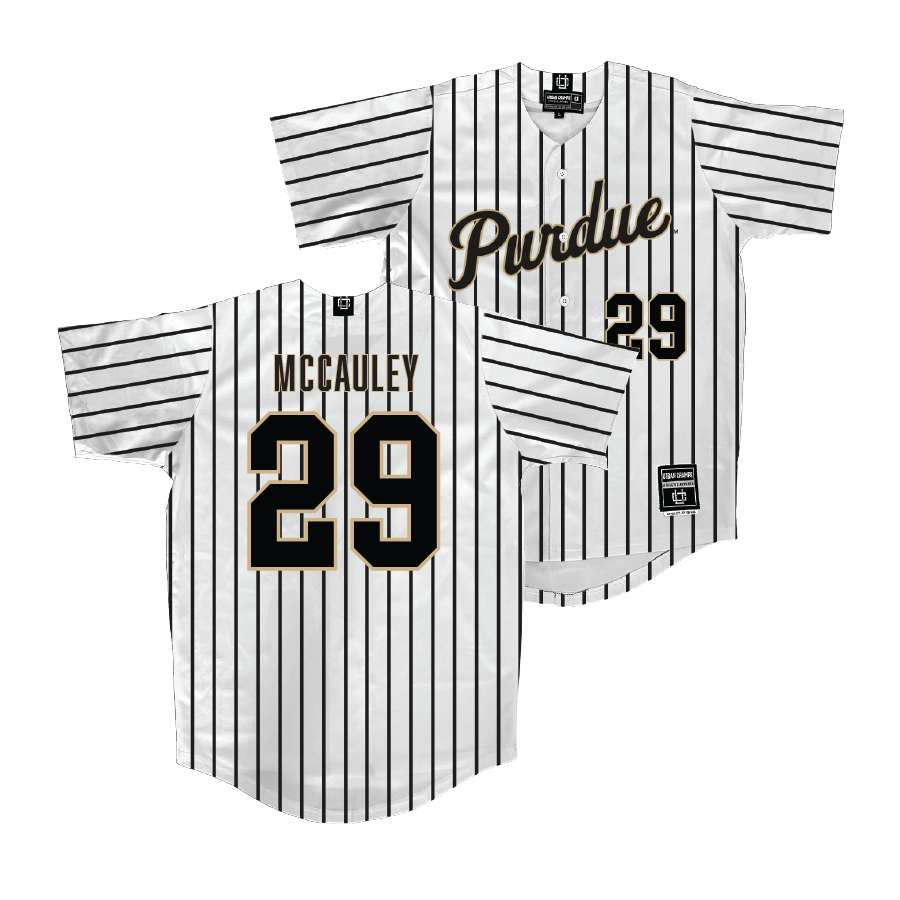 Purdue Softball White Jersey  - Braxton McCauley