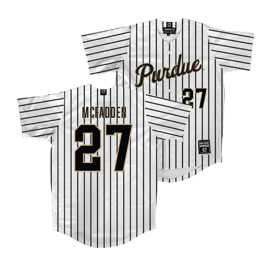 Purdue Softball White Jersey - Olivia McFadden | #27