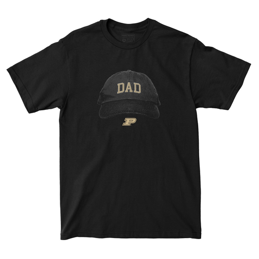 Purdue Dad Hat Black Tee