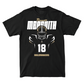 Silhouette Black Football Tee  - Bennett Meredith