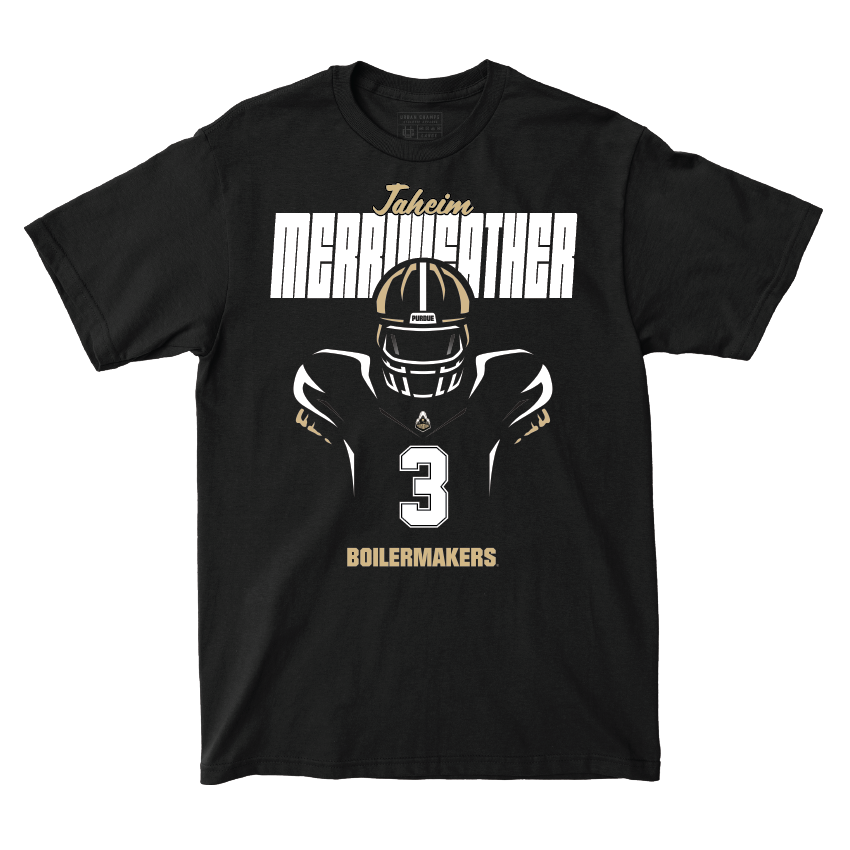 Silhouette Black Football Tee - Jaheim Merriweather | #3