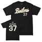 Baseball Black Script Tee     - Isaac Milburn