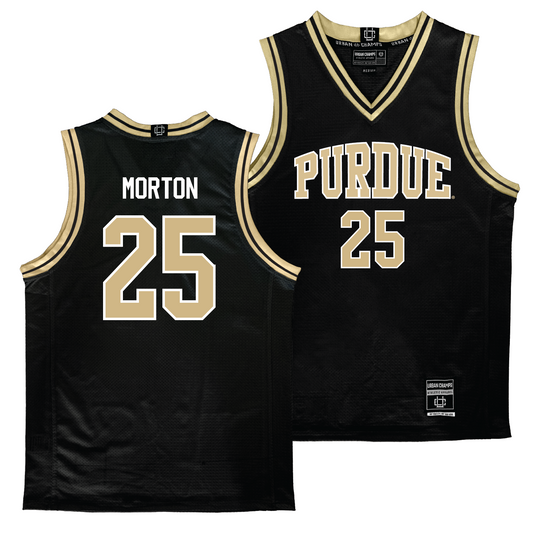 Purdue Men's Black Basketball Jersey - Ethan Morton | #25