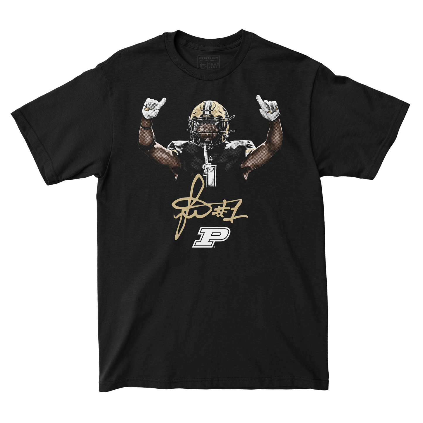 EXCLUSIVE RELEASE - Markevious Brown Portrait Black Tee