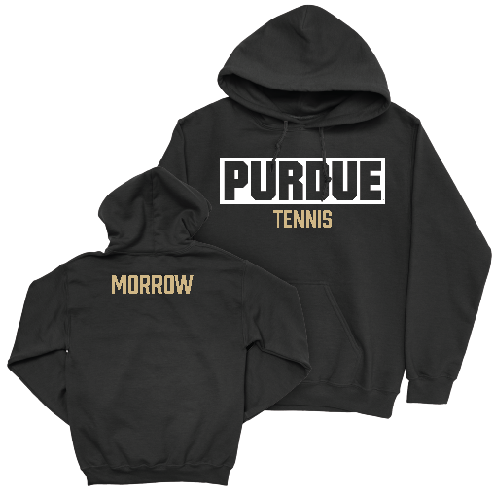 Women's Tennis Black Staple Hoodie  - Ellie Morrow