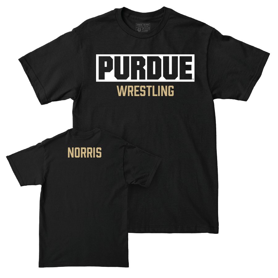 Wrestling Black Staple Tee  - Dustin Norris