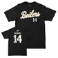 Baseball Black Script Tee   - Breck Nowik