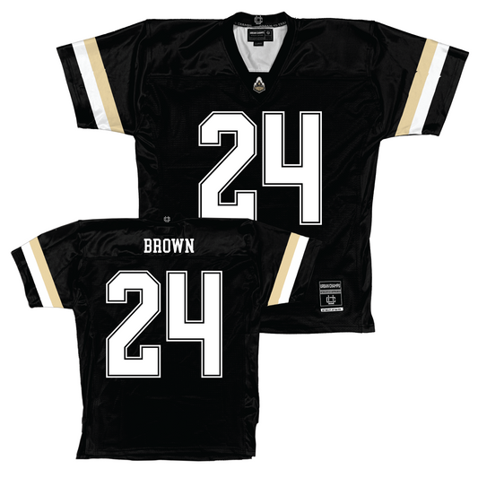 Purdue Black Football Jersey - Anthony Brown | #24 Youth Small