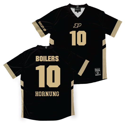 Black Purdue Women's Volleyball Jersey - Ali Hornung | #10 Youth Small