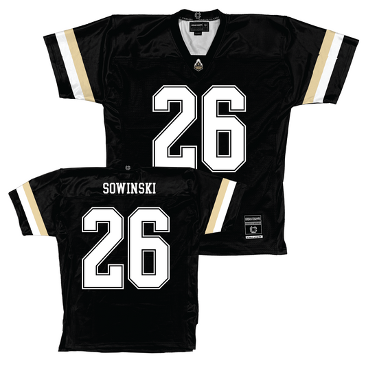 Purdue Black Football Jersey - Andrew Sowinski | #26 Youth Small