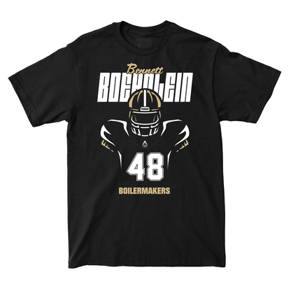 Silhouette Black Football Tee - Bennett Boehnlein | #48 Youth Small / Bennett Boehnlein | #48