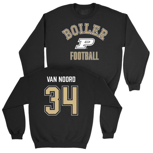 Football Black Classic Crew - Ben Van Noord | #34 Youth Small