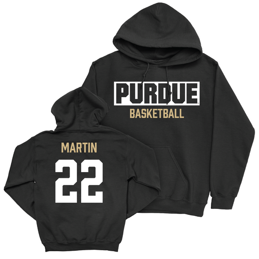 Men's Basketball Black Staple Hoodie - Chase Martin | #22 Youth Small