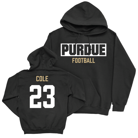 Football Black Staple Hoodie - Ethon Cole | #23 Youth Small