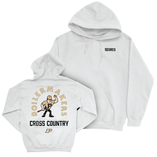 Track & Field White Mascot Hoodie - Emma Squires Youth Small
