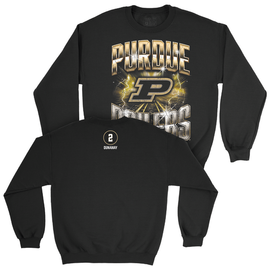 Women's Soccer Black Graphic Crew - Gracie Dunaway | #2 Youth Small