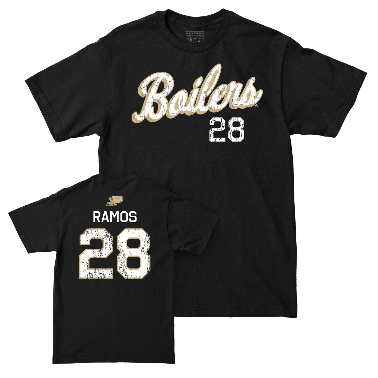 Softball Black Script Tee - Jordyn Ramos | #28 Youth Small