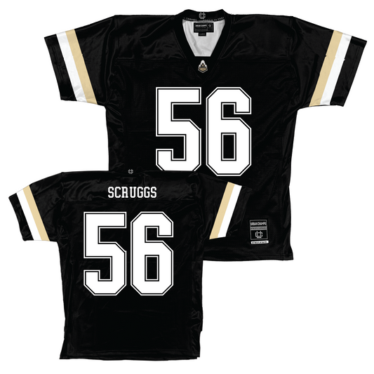 Purdue Black Football Jersey - Jayden Scruggs | #56 Youth Small