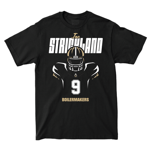 Silhouette Black Football Tee - Joe Strickland | #9 Youth Small / Joe Strickland | #9