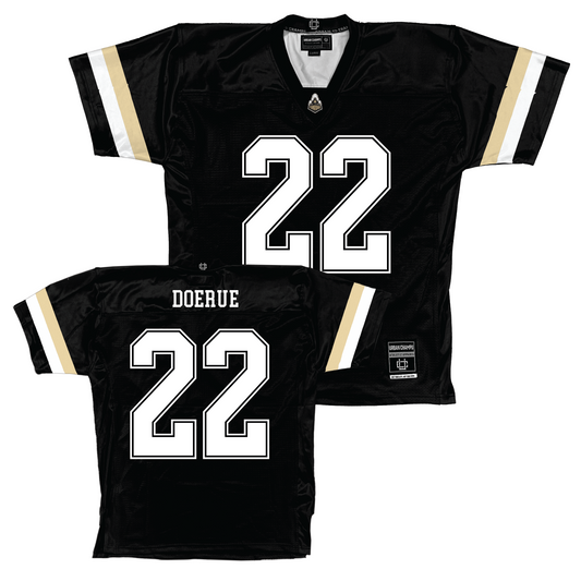 Purdue Black Football Jersey - King Doerue | #22 Youth Small