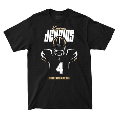 Silhouette Black Football Tee - Kydran Jenkins | #4 Youth Small / Kydran Jenkins | #4