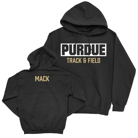 Track & Field Black Staple Hoodie - Lainey Mack Youth Small