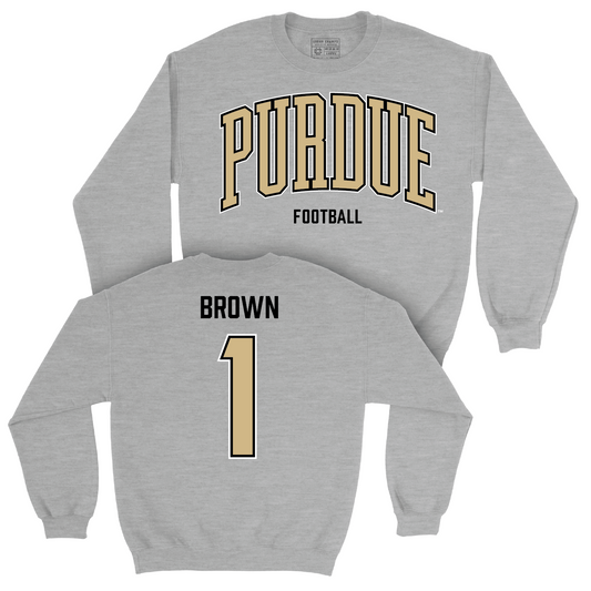 Football Sport Sport Grey Arch Crew - Markevious Brown | #1 Youth Small