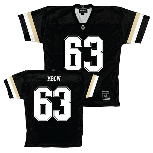 Purdue Black Football Jersey - Marcus Mbow | #63 Youth Small