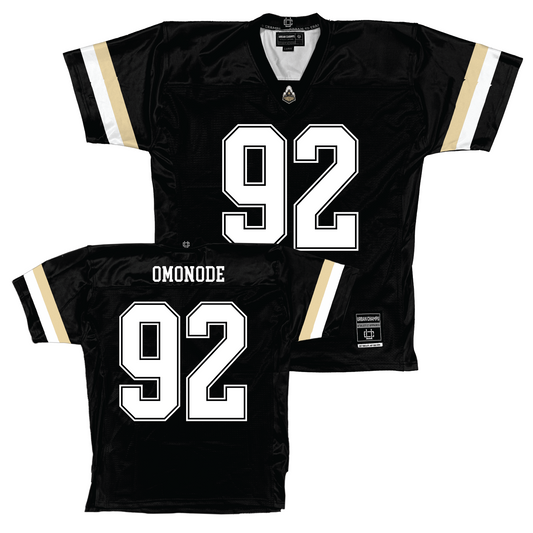 Purdue Black Football Jersey - Mo Omonode | #92 Youth Small