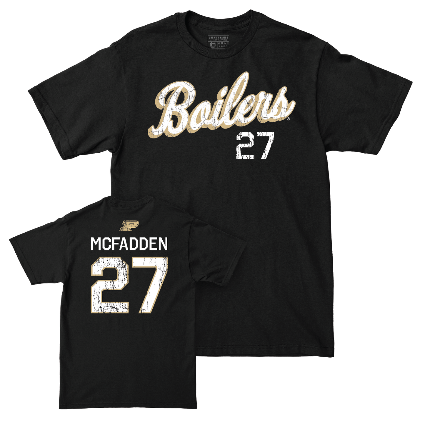 Softball Black Script Tee - Olivia McFadden | #27 Youth Small