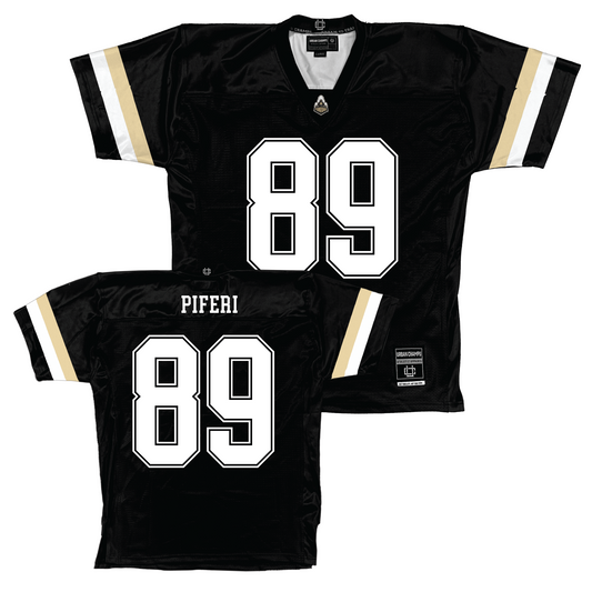 Purdue Black Football Jersey - Paul Piferi | #89 Youth Small