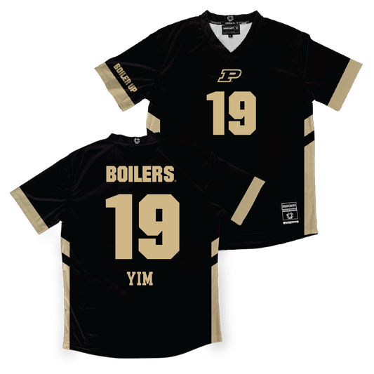 Black Purdue Women's Volleyball Jersey - Sydney Yim | #19 Youth Small