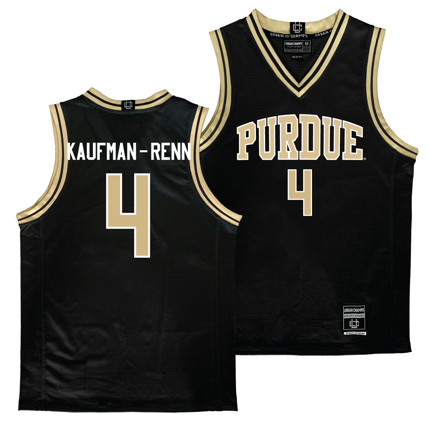 Purdue Men's Black Basketball Jersey - Trey Kaufman-Renn | #4 Youth Small
