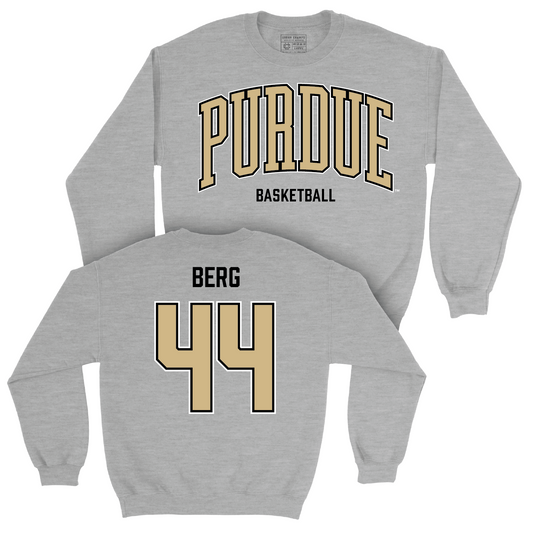 Men's Basketball Sport Grey Arch Crew - William Berg | #44 Youth Small