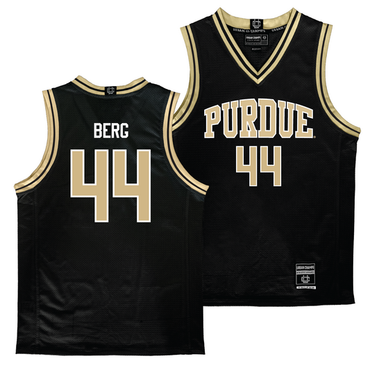 Purdue Men's Black Basketball Jersey - William Berg | #44 Youth Small