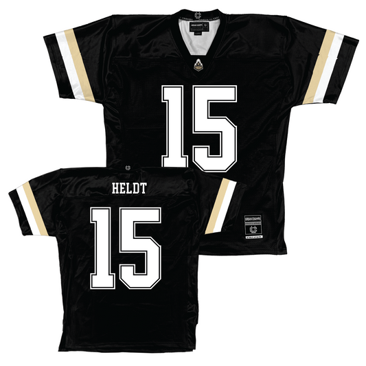 Purdue Black Football Jersey - Will Heldt | #15 Youth Small