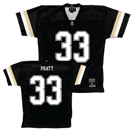 Purdue Black Football Jersey - Xander Pratt | #33 Youth Small