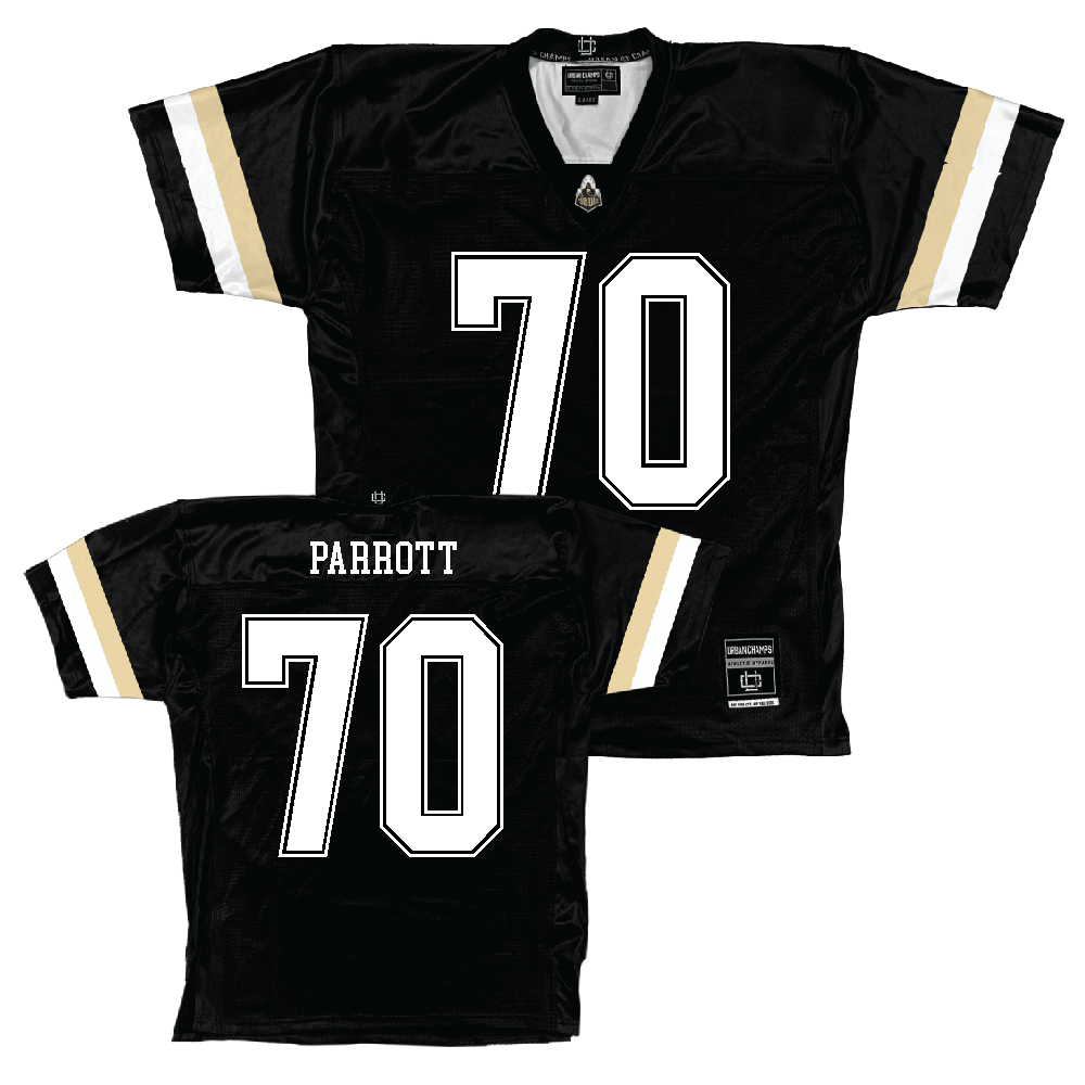 Purdue Black Football Jersey   - Maxwell Parrott