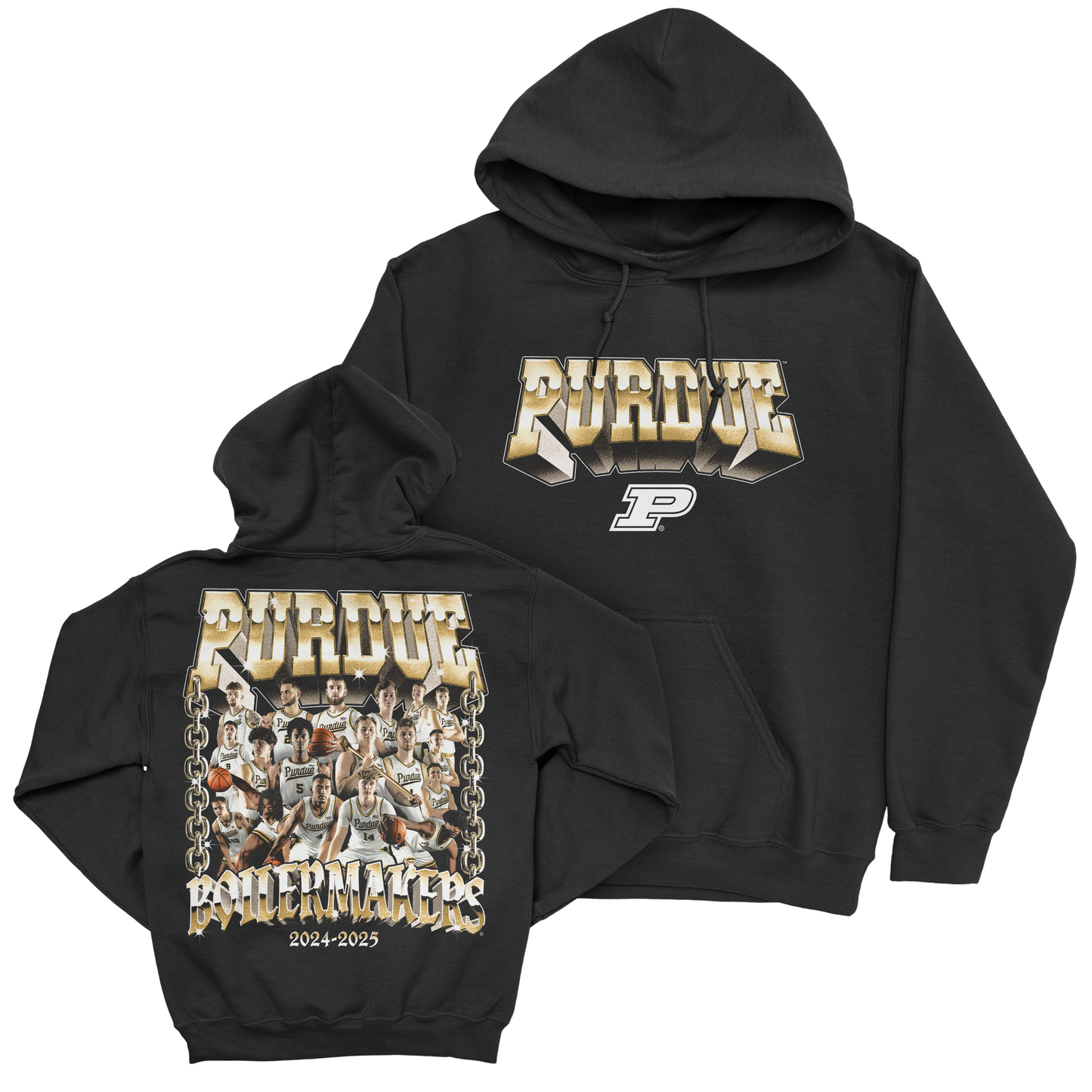 EXCLUSIVE RELEASE: Purdue Men's Basketball '24-25 Team Black Hoodie