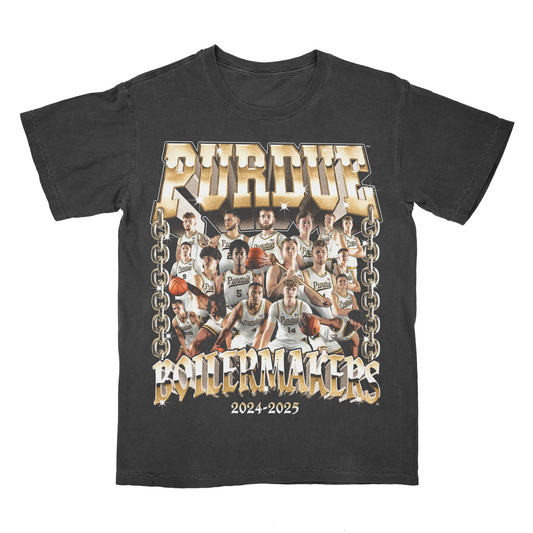 EXCLUSIVE RELEASE: Purdue Men's Basketball '24-25 Team Pepper Tee